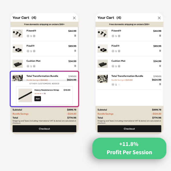 Hiding Cart Upsells