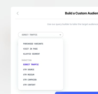 Targeting option added- Direct Traffic