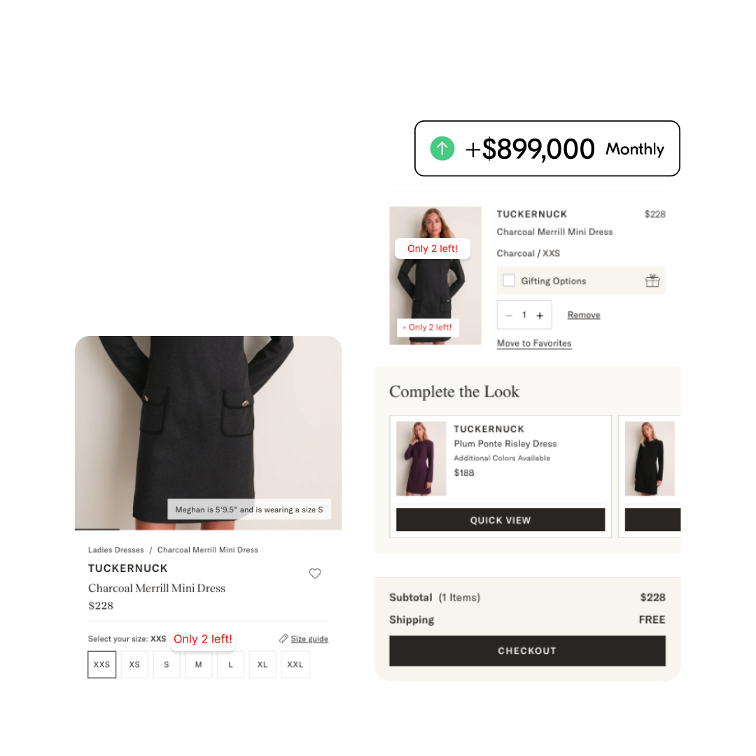 PDP and Cart: Low Inventory Message PDP and Cart: Low Inventory Message