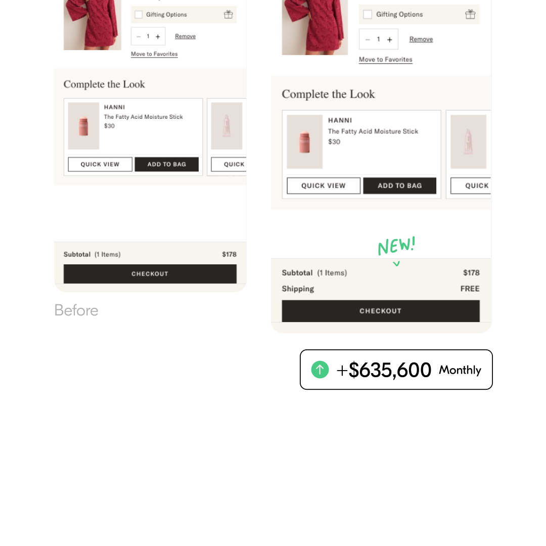 Cart: Free Shipping Line Item Cart: Free Shipping Line Item