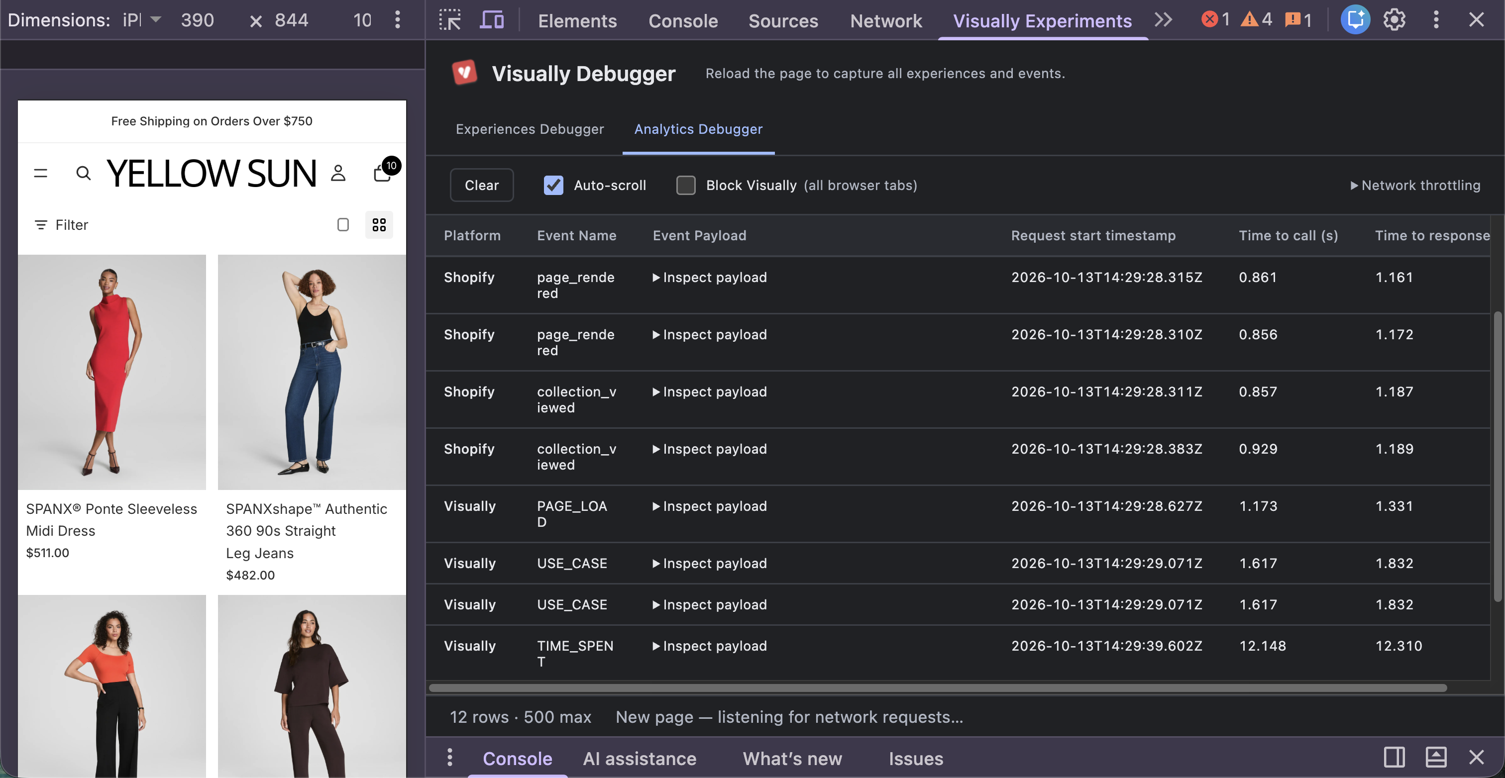 Track live experiences and investigate data discrepancies with the Visually Chrome extension